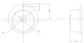 Мойка кухонная Акватон Иверия 48 см серый